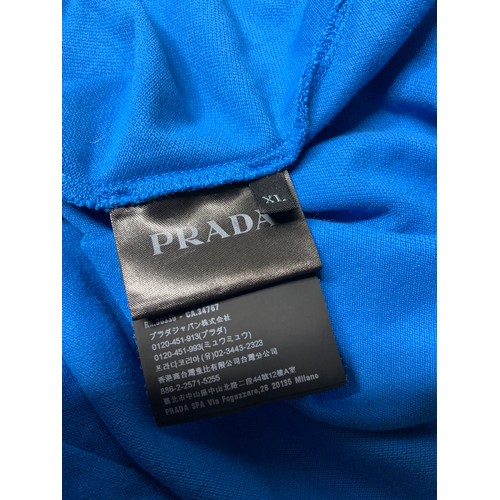 114 - PRADA 2018 POLO SHIRT BLUE SIZE XL RRP £650 IF BOUGHT TODAY (P22048566OMC/170322/11)