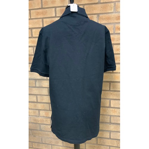 169 - VALENTINO GARVANI COTTON LOGO POLO SHIRT BLACK SIZE L RRP £425 (P22048566OMC/170322/11)