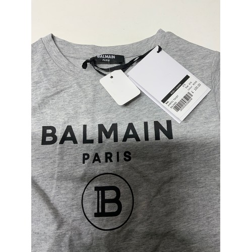 172 - BALMAIN GREY T-SHIRT SIZE 6YR RRP £100 NEW WITH TAG (P22048571OMC/170322/12)