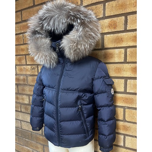 183 - MONCLER BYRON HOODED DOWN JACKET JUNIOR SIZE 6 YR RRP £580 (P22048571OMC/170322/12)