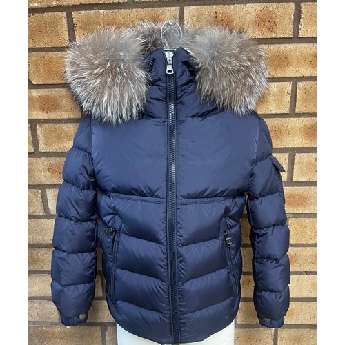 183 - MONCLER BYRON HOODED DOWN JACKET JUNIOR SIZE 6 YR RRP £580 (P22048571OMC/170322/12)