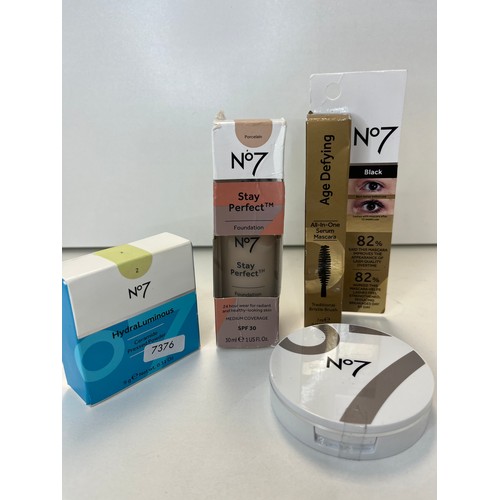 151 - NO 7 STAY EFFECT FOUNDATION SPF30 30ML, AIRBRUSH AWAY FINISHING POWDER 10G,HYDRALUMINOUS PRESS POWDE... 