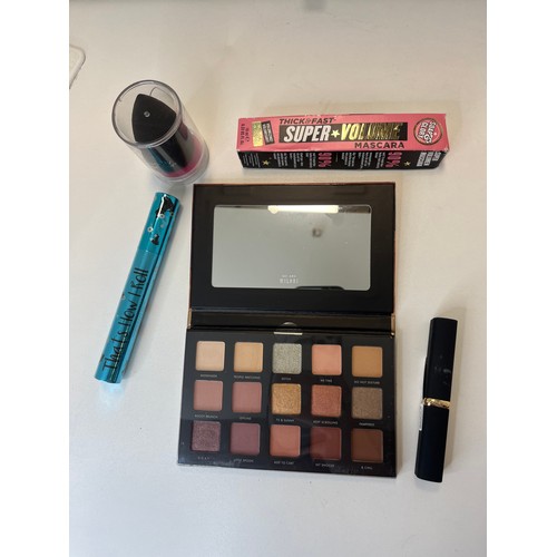 165 - MILANI GILDED NUDE EYESHADOW PALETTE,THAT’S OW I ROLL MASCARA,SOAP & GLORY MASCARA,LOREAL INTENS... 