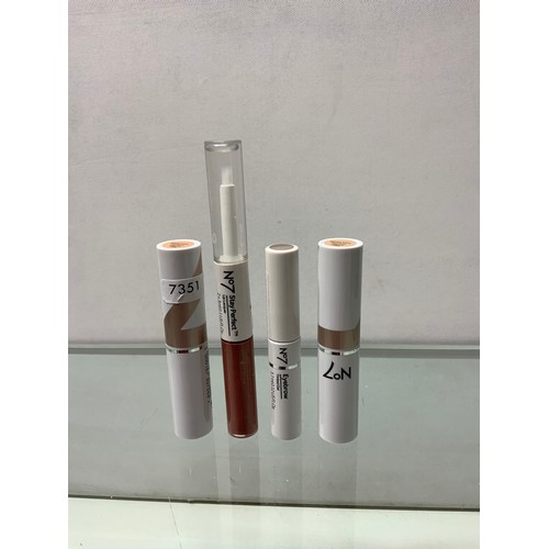 155 - NO 7 STAY PERFECT 2 X CONCEALER, EYE BROW GEL & LIP LACQUER TOTAL RRP £40.88 ( P23006692 /C )