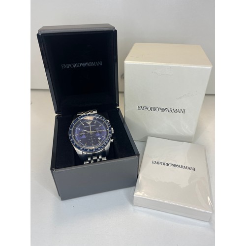 188 - ARMANI MODEL AR6072 251708 WATCH NEW IN BOX WITH SPARE LINKS RRP £184 ( P20008774 /C )