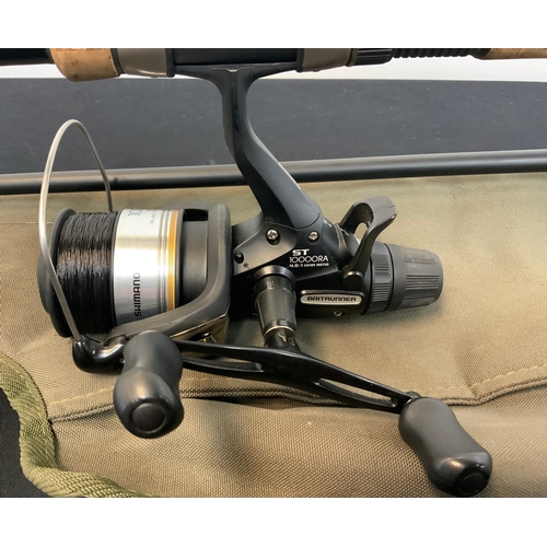 47 - 12FT 2.75LB FOX WARRIOR S CARP ROD RRP £69 & SHIMANO BAITRUNNER ST 10000RA REEL RRP £84.99 &... 