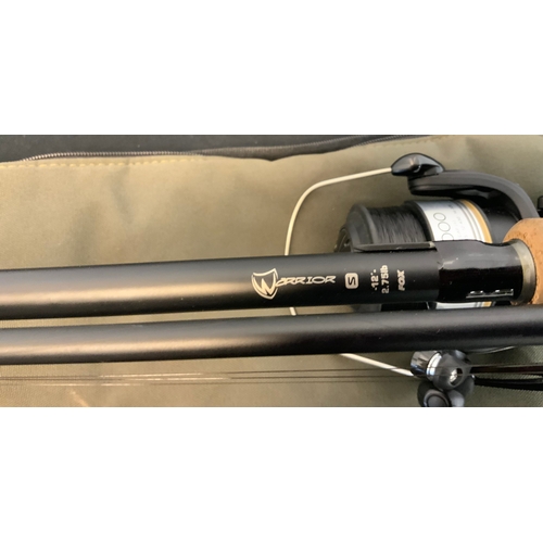 29 - 12FT 2.75LB FOX WARRIOR S CARP ROD RRP £69 & SHIMANO BAITRUNNER ST 10000RA REEL RRP £84.99 &... 