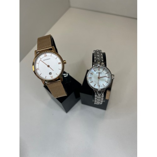 138 - 2 SEKONDA LADIES DRESS WATCHES (P20142712/F)