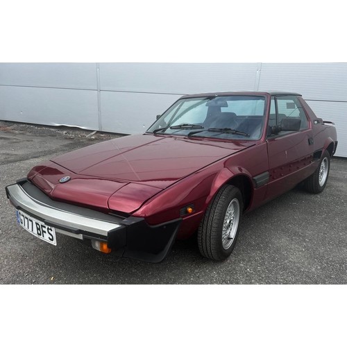 235 - 1989 FIAT X1/9 - 1498CC 2 DOOR SALOON REG - G777BFS. 58391 MILEAGE, MOT EXP 12 MARCH, 2025. 2 FORMER... 