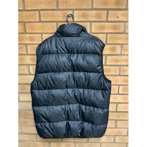 89 - EMPORIO ARMANI EA7 BLACK GILET SIZE XXL RRP £128 (P22207318/IPB/01)