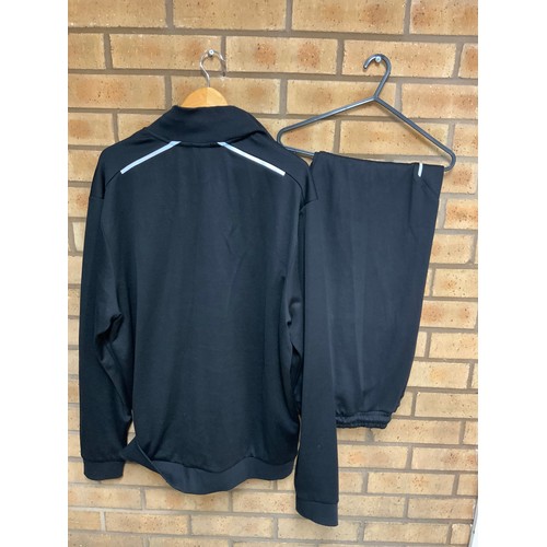 80 - HUGO BOSS BLACK HALF ZIP SWEATSHIRT SIZE XXXL RRP £65 & BOSS HADIKO BLACK JOGGERS SIZE XXL RRP £... 