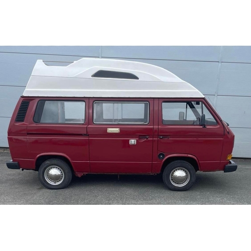 228 - 1987 VOLKSWAGEN TRANSPORTER 78PS CAMPER 1900 CC REG - E397HRF. MILEAGE 173424 MILES. MOT 02.08.2025,... 