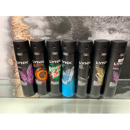 2 - 7 X 250ML LYNX XXL ASSORTED TOTAL RRP £34.93 ( P23214855 /F )