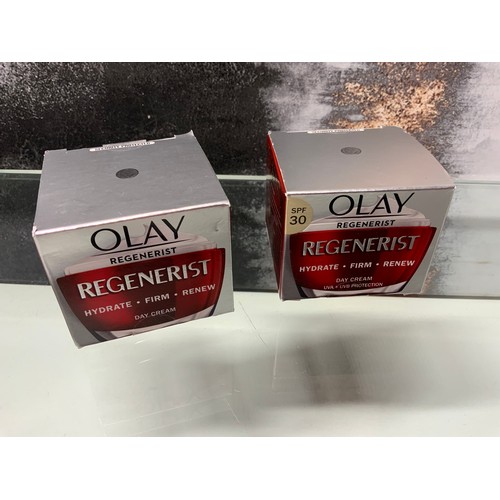 43 - OLAY REGENERIST DAY CREAM 50ML  & DAY CREAM WITH SPF30 50ML TOTAL RRP £34 (P22141035/A)