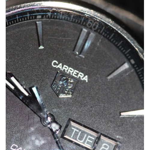 203 - TAG HEUR CARRERA CALIBRE 5 AUTOMATIC WATCH WAR201A - RMP5237 - CASE 38mm - NEW COST £3000 (GPN7)