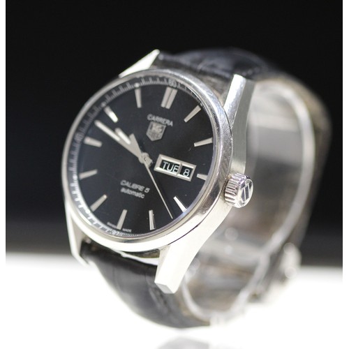 203 - TAG HEUR CARRERA CALIBRE 5 AUTOMATIC WATCH WAR201A - RMP5237 - CASE 38mm - NEW COST £3000 (GPN7)