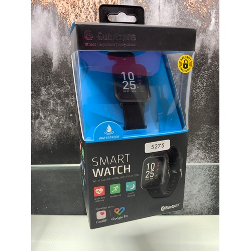 144 - NEW IN BOX - GOODMANS WATERPROOF SMART WATCH WITH HEART MONITOR, PEDOMETER & SLEEP TRACKER RRP £... 