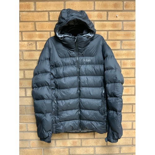 166 - RAB MENS NEUTRINO PRO DOWN JACKET BLACK SIZE XL - COST NEW £325 (P22207286 / AC/03/10112022)