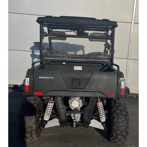 199 - HISUN VECTOR E1 ELCTRIC UTV WITH ON BOARD CHARGER- ROAD LEGAL - UNREGISTERED. SERIAL NO LWGEJKZ14MA0... 