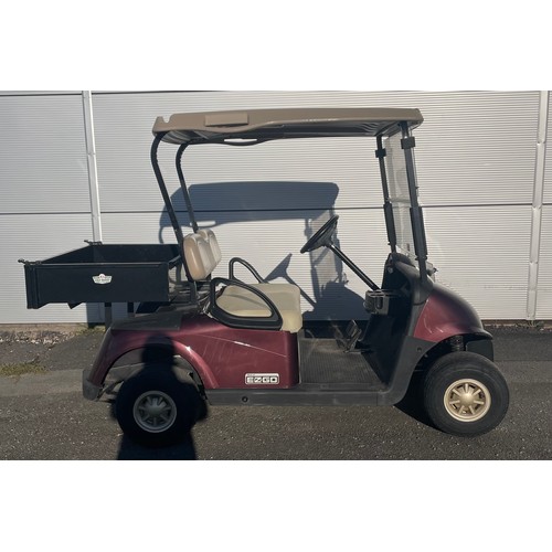 197 - 2016/2017 EZGO RXV ELECTRIC GOLF BUGGY FITTED WITH 2024 CARGO BOX. ON BOARD CHARGER WITH GOOD BATTER... 