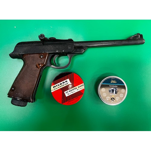 113A - WALTHER LP53 4.5 mm TARGET AIR PISTOL. THE LP53 (LP STANDS FOR LUFT PISTOLE – GERMAN FOR AIR PISTOL)... 