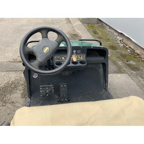 131 - EZGO ELECTRIC UTILITY WORKHORSE 1000 LX BUGGY WITH CHARGER - SERIAL NUMBER A2031469496