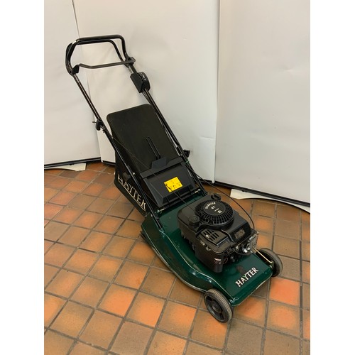 122 - HAYTER 41 SELF PROPELLED PETROL MOWER - COST WHEN NEW £929