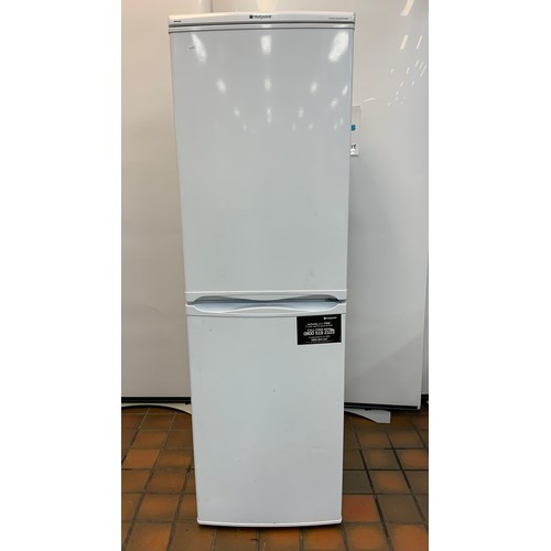 41 - HOTPOINT ICED DIAMOND FRIDGE FREEZER MODEL RFAA52 - COST NEW £349