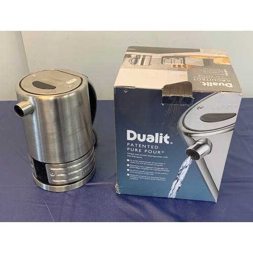 73 - DUALIT 1.5 LITRE SILVER KETTLE RRP £95