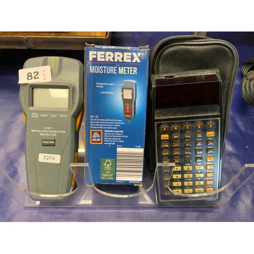 82 - FERREX MOISTURE TESTER/STUD DETECTOR/TEMP CHECKER