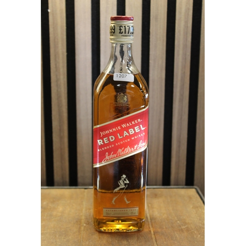 236 - JOHNNIE WALKER RED LABEL WHISKEY  70cl RRP £23.50 ( P23138796 / C )