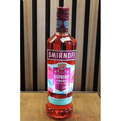 228 - SMIRNOFF RASBERRY CRUSH VODKA 70cl RRP £18.50 ( P23138803 / C )