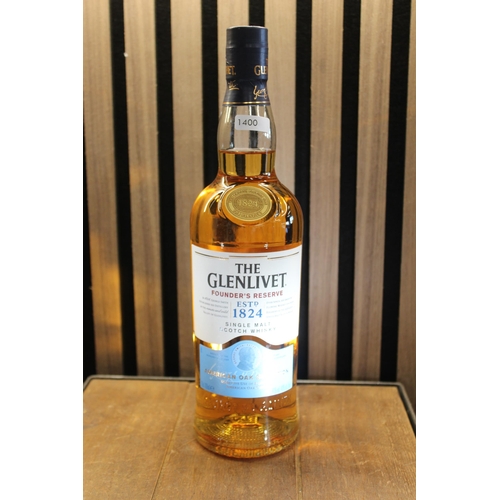 245 - THE GLENLIVET SINGLE MALT WHISKEY 70cl RRP £27 ( P24182511/C )