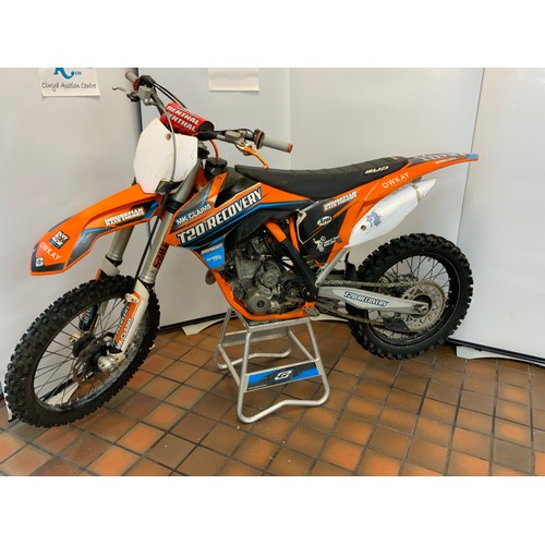 194 - APPROX 2014 KTM 250 MOTORCROSS BIKE, RENTHAL BARS, WP SHOCKS