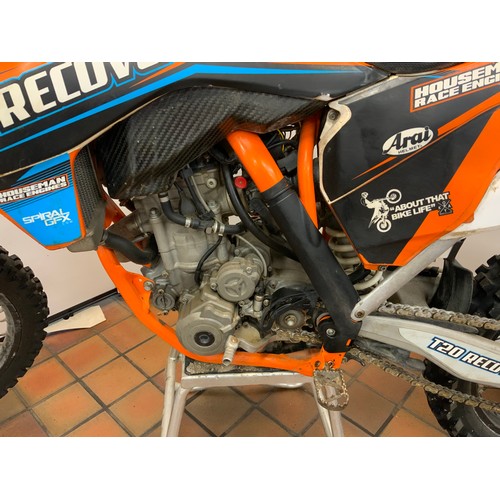 194 - APPROX 2014 KTM 250 MOTORCROSS BIKE, RENTHAL BARS, WP SHOCKS