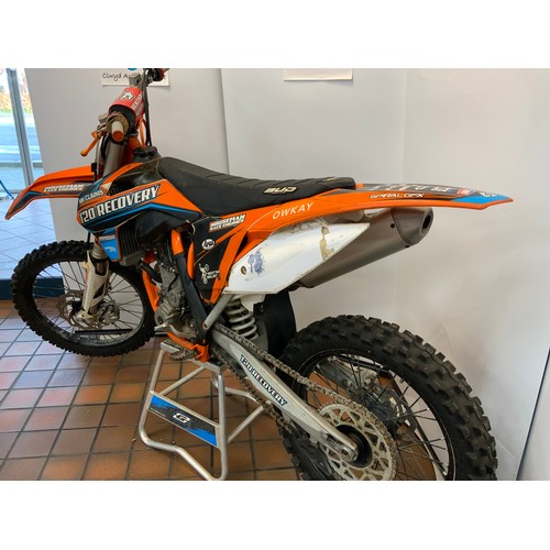 194 - APPROX 2014 KTM 250 MOTORCROSS BIKE, RENTHAL BARS, WP SHOCKS