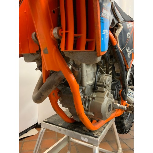 194 - APPROX 2014 KTM 250 MOTORCROSS BIKE, RENTHAL BARS, WP SHOCKS