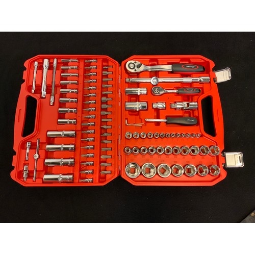 95 - NEW NEILSON SOCKET SET - 94 PC - 1/4-1/2 INCH DRIVE & ACCESORIES CT0697