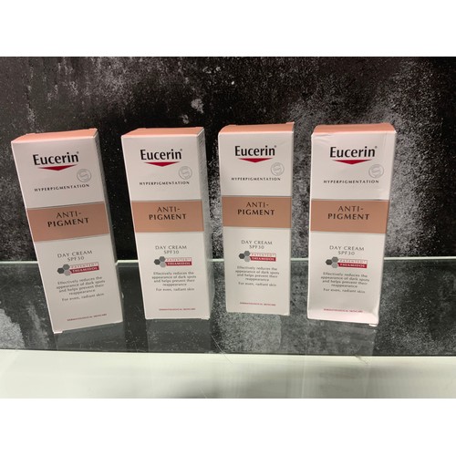 132 - 4 BOXES EUCERIN ANTI-PIGMENT DAY CREAM SPF30 50ML EXP 01/2024 RRP £34.50 EACH (TOTAL £138)(P24021143... 