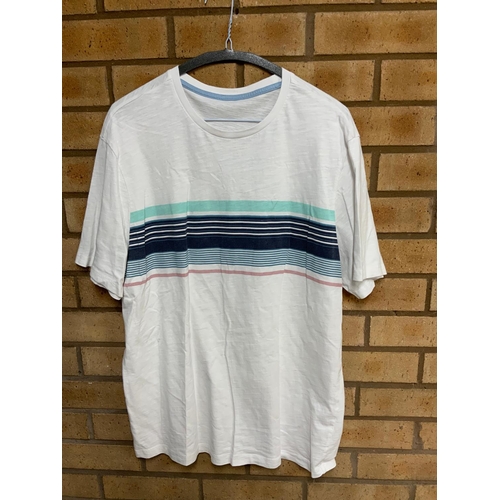 42 - 4 X MENS T-SHIRTS-ALL SAINTS - M,ASDA -L,PRIMARK - L,LACOSTE POLO SIZE US S ( P23185119 )