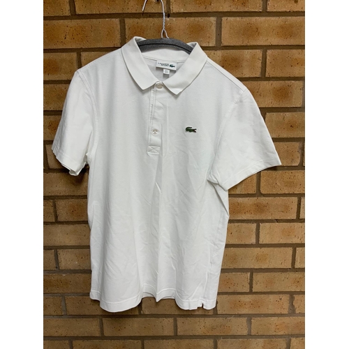 42 - 4 X MENS T-SHIRTS-ALL SAINTS - M,ASDA -L,PRIMARK - L,LACOSTE POLO SIZE US S ( P23185119 )