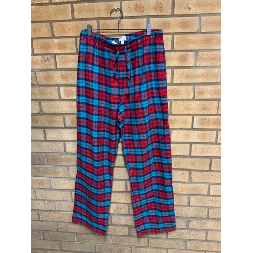 78 - DEREK ROSE MENS LOUNGE TROUSERS CHECK SIZE M RRP £140 ( P23185119 )