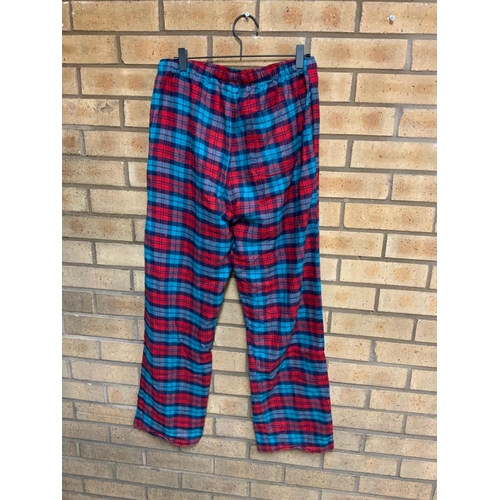 78 - DEREK ROSE MENS LOUNGE TROUSERS CHECK SIZE M RRP £140 ( P23185119 )