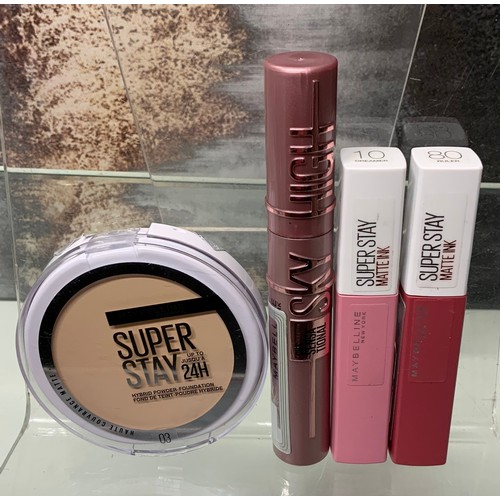 102 - MAYBELINE SUPER STAY MATTE INK NO20,80, MAYBELINE SUPER STAY HYBRID POWDER-FOUNDATION NO 03,MAYBELIN... 