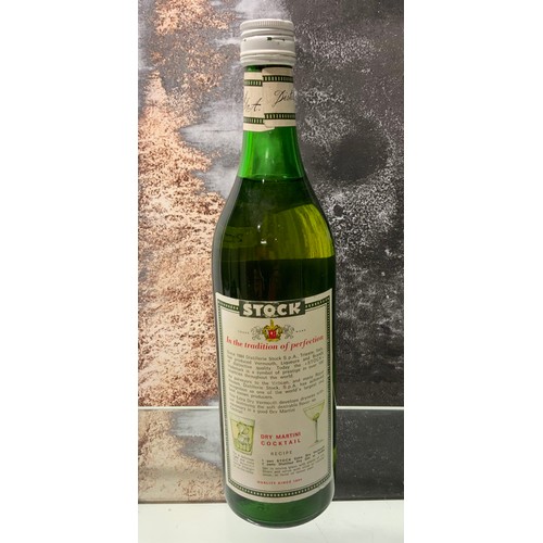 80 - VINTAGE BOTTLE OF STOCK EXTRA DRY VERMOUTH CIRCA 1970'S (P24045995 )