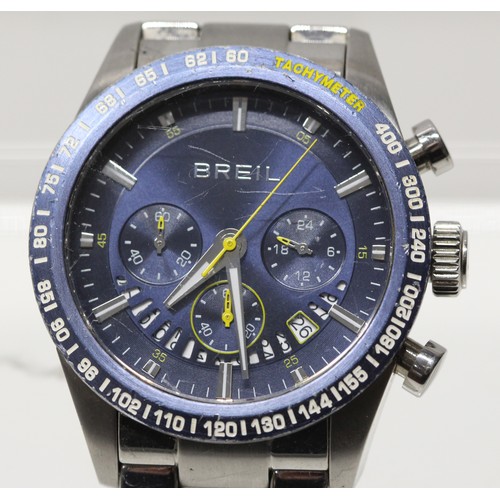 192 - BREIL SPEED ONE CHRONOGRAPH WATCH MODEL TW0720 - COST WHEN NEW £195 ( P23066165 / C )