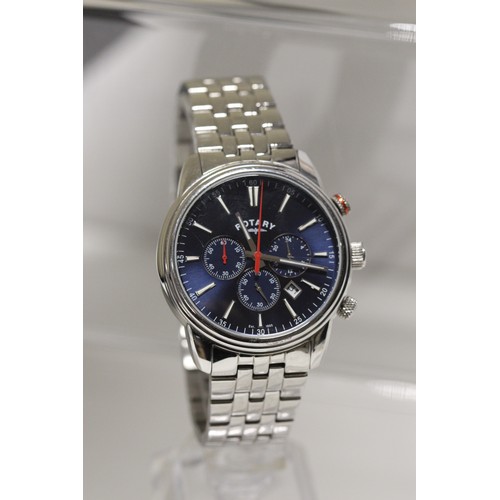 190 - ROTARY MONACO WATCH RRP £150 ( P23066183 / C )