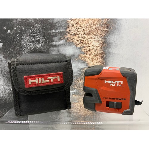 120 - HILTI PM 2-L PULSE IIPOWER LASER - NO BATTERY RRP £188 ( P24022647 / C )