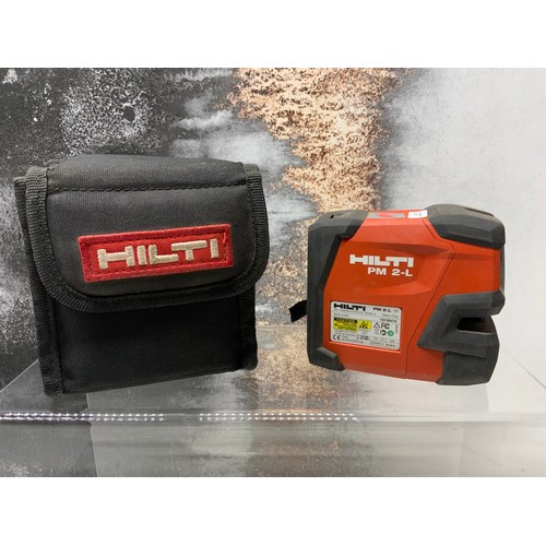 120 - HILTI PM 2-L PULSE IIPOWER LASER - NO BATTERY RRP £188 ( P24022647 / C )