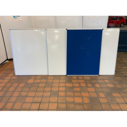 39 - 2 MAGIC WHITE BOARDS & 1 BLUE PIN BOARD